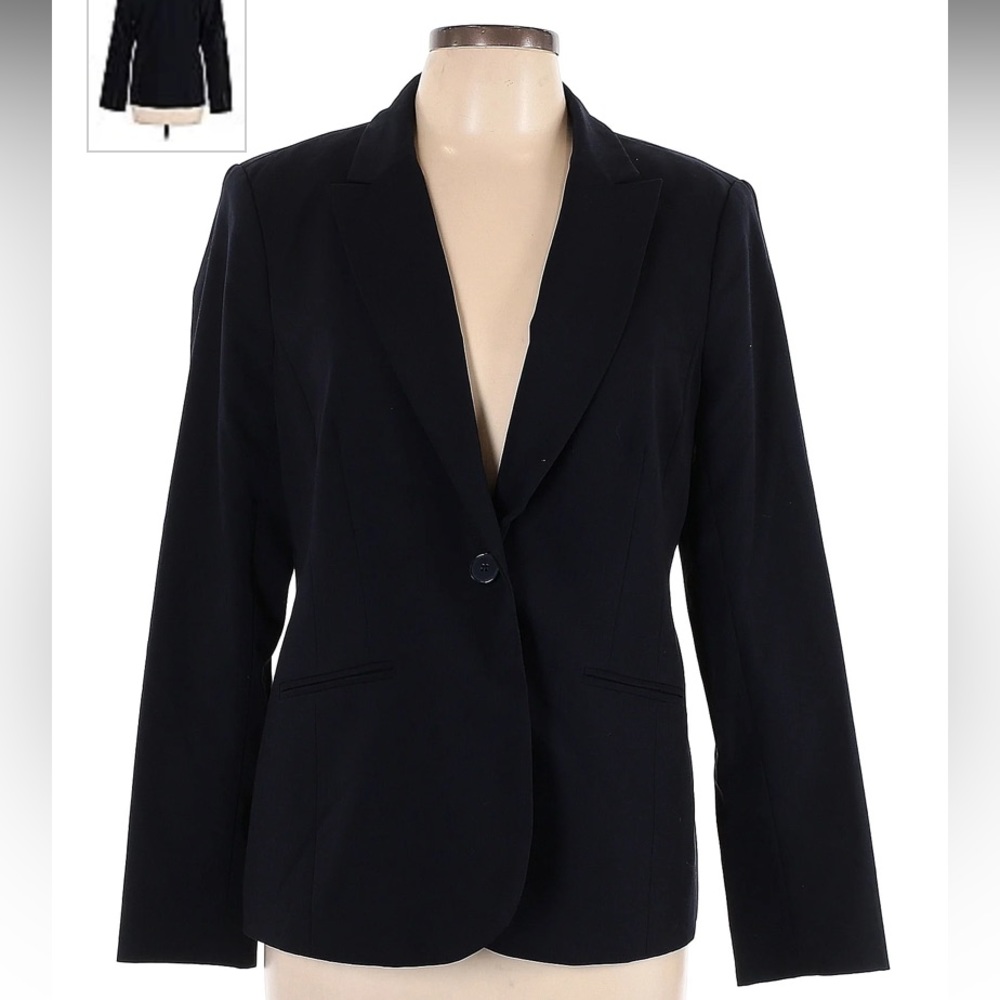 Liz Claiborne women’s Designer Black Jacket Blazer Size M